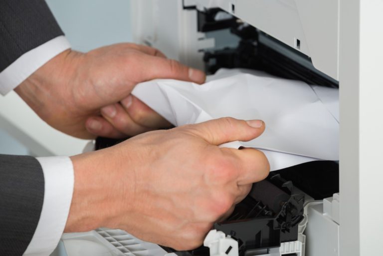 printer paper jam error