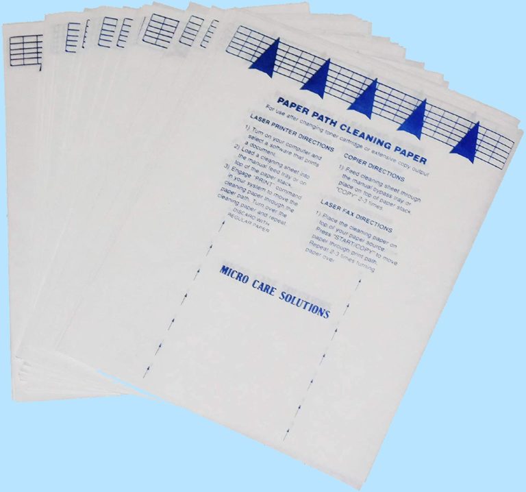 printer cleaning sheets