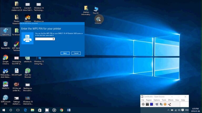 how to find wps pin on hp printer