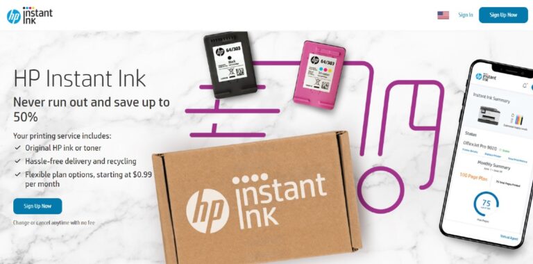 hp instant ink program
