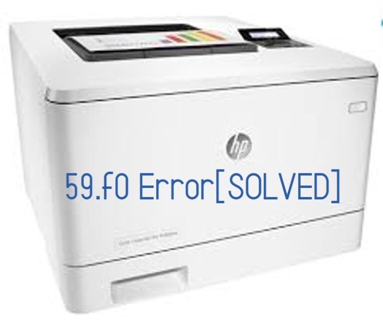 59f0 error hp printer solved
